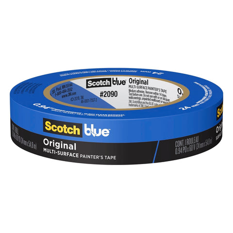 ScotchBlue Original Multi-Surface Painter's Masking Tape 24mm x 54.8m Blue UV Resistant