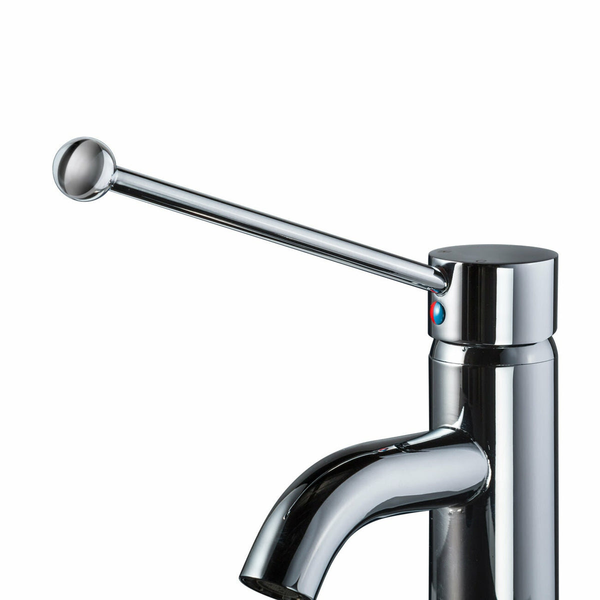 Rogerseller Tonic Care Extended Basin Mixer Handle - Chrome Finish, 75mm High - 303054