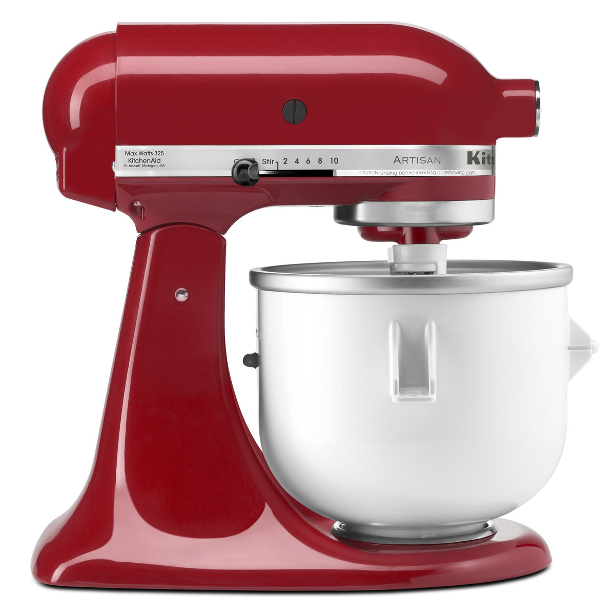 KitchenAid Ice Cream Bowl Attachment - White - Makes Up to 1.9L - Artisan Range - 90255