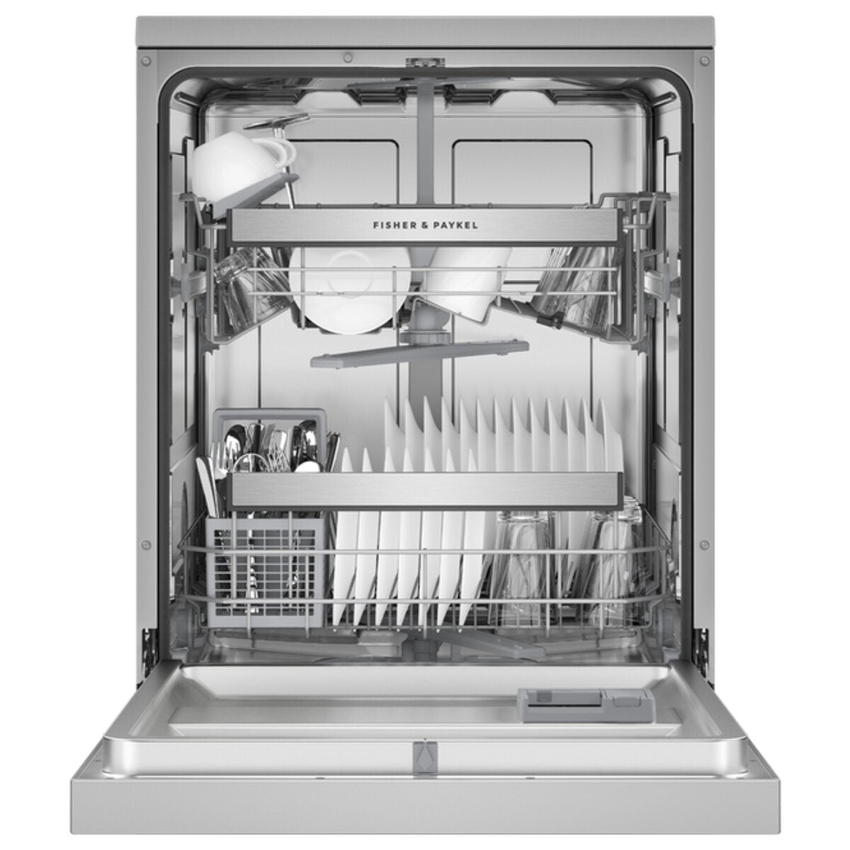 Fisher & Paykel Series 5 Freestanding Dishwasher - 15 Place Settings - Stainless Steel - DW60FC1X3