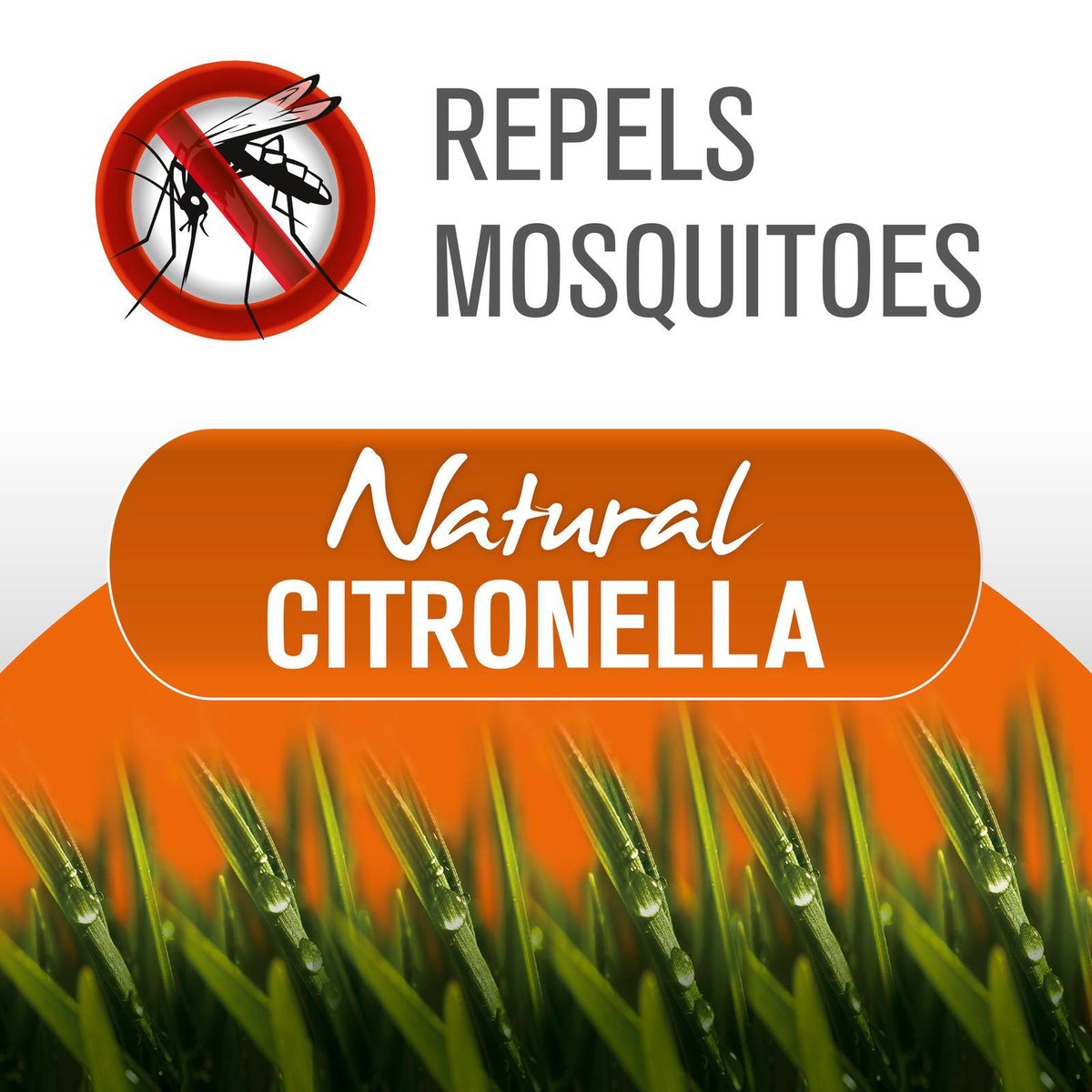 Waxworks 15cm White Citronella Pillar Candle - 40 Hour Burn Time - Mosquito Repellent - SuperSaverAU - view 3