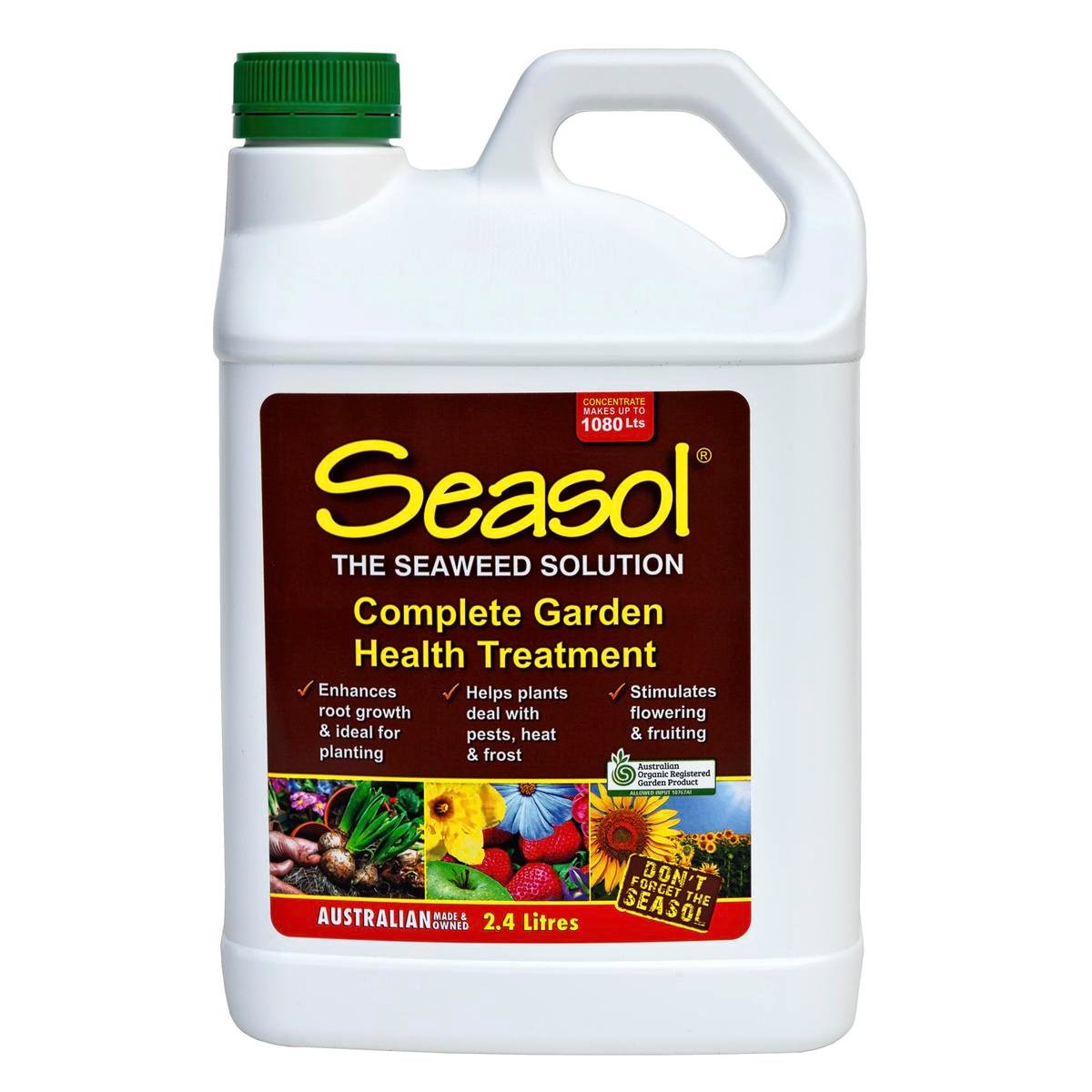 Seasol 2.4L Complete Garden Health Treatment Seaweed Tonic Concentrate