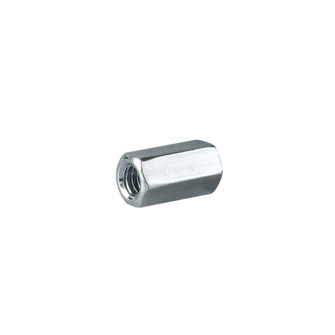 Pinnacle 1/2" Zinc Plated Steel Hex Coupler Nut