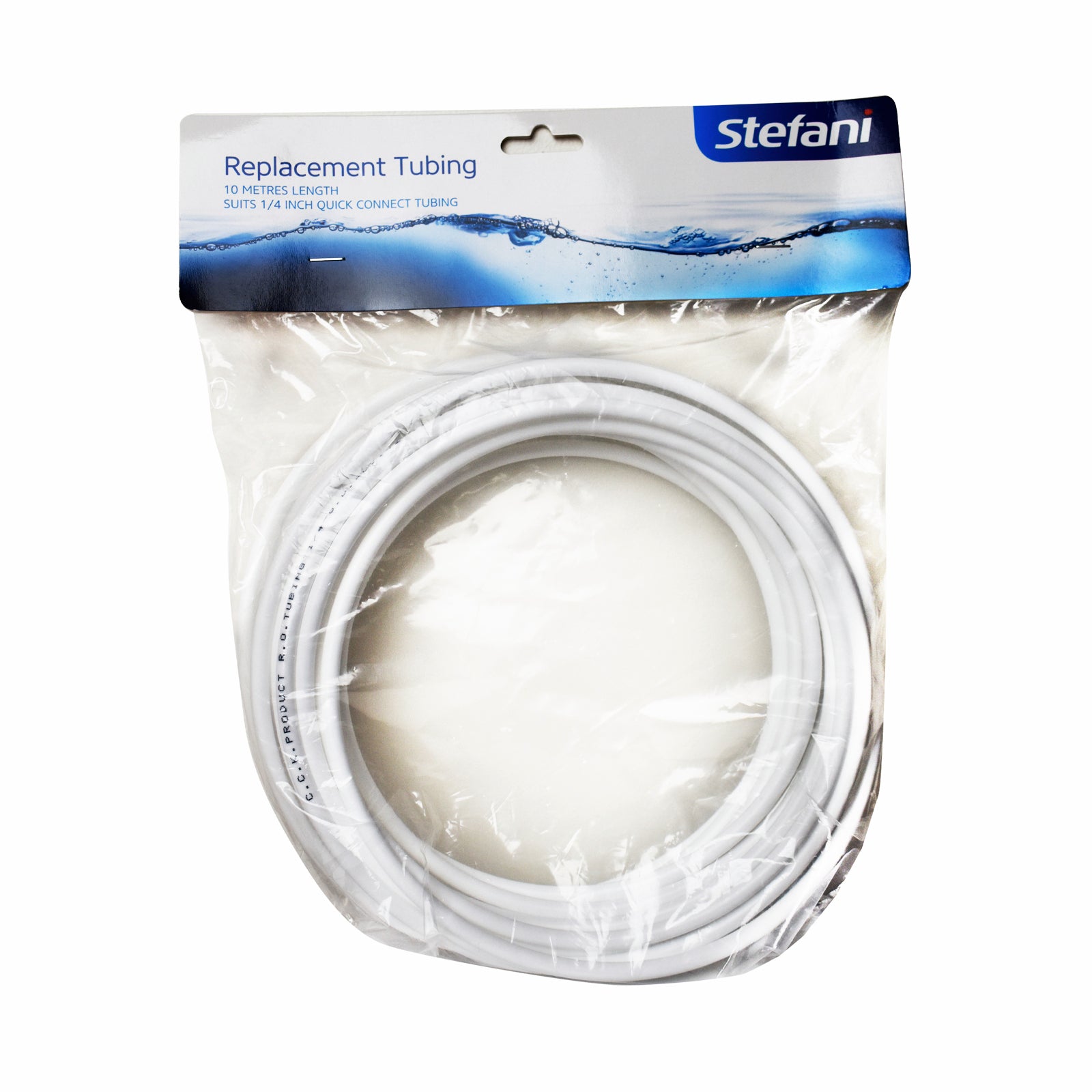 Stefani White 1/4" 10m Water Filtration Tubing