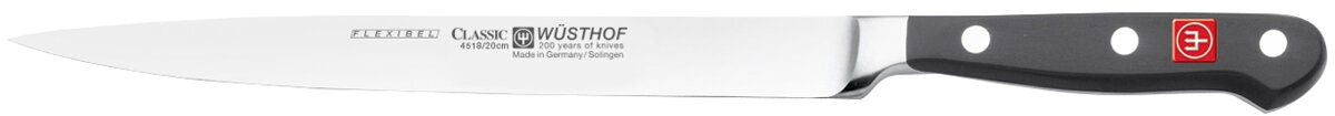 Wusthof 20cm fish fillet knife - black finish, extra thin flexible blade, made in Germany - 4518-7-20W