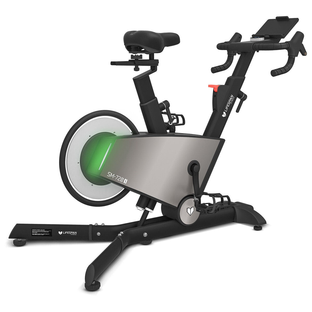 Lifespan Fitness SM-720i Spin Bike - Magnetic Resistance, Incline and Decline, App Compatible - LFEX-SM720I