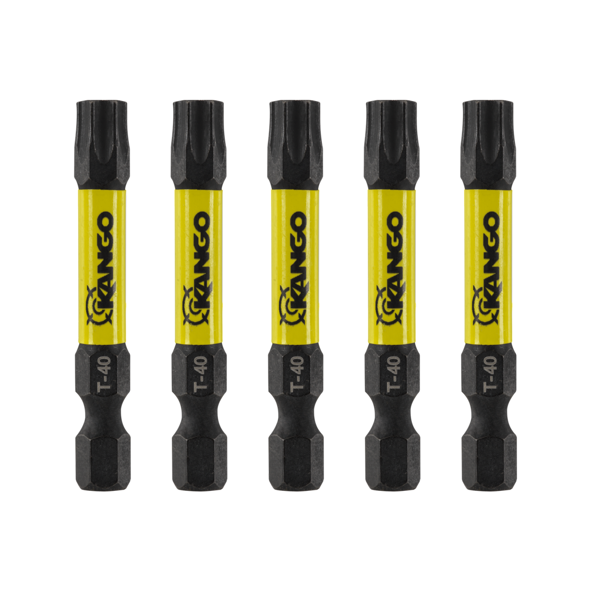 Kango 50mm TX40 HyperTorque Impact Driver Bit 5 Pack - High Torque - Magnetic Tip - SuperSaverAU - view 2