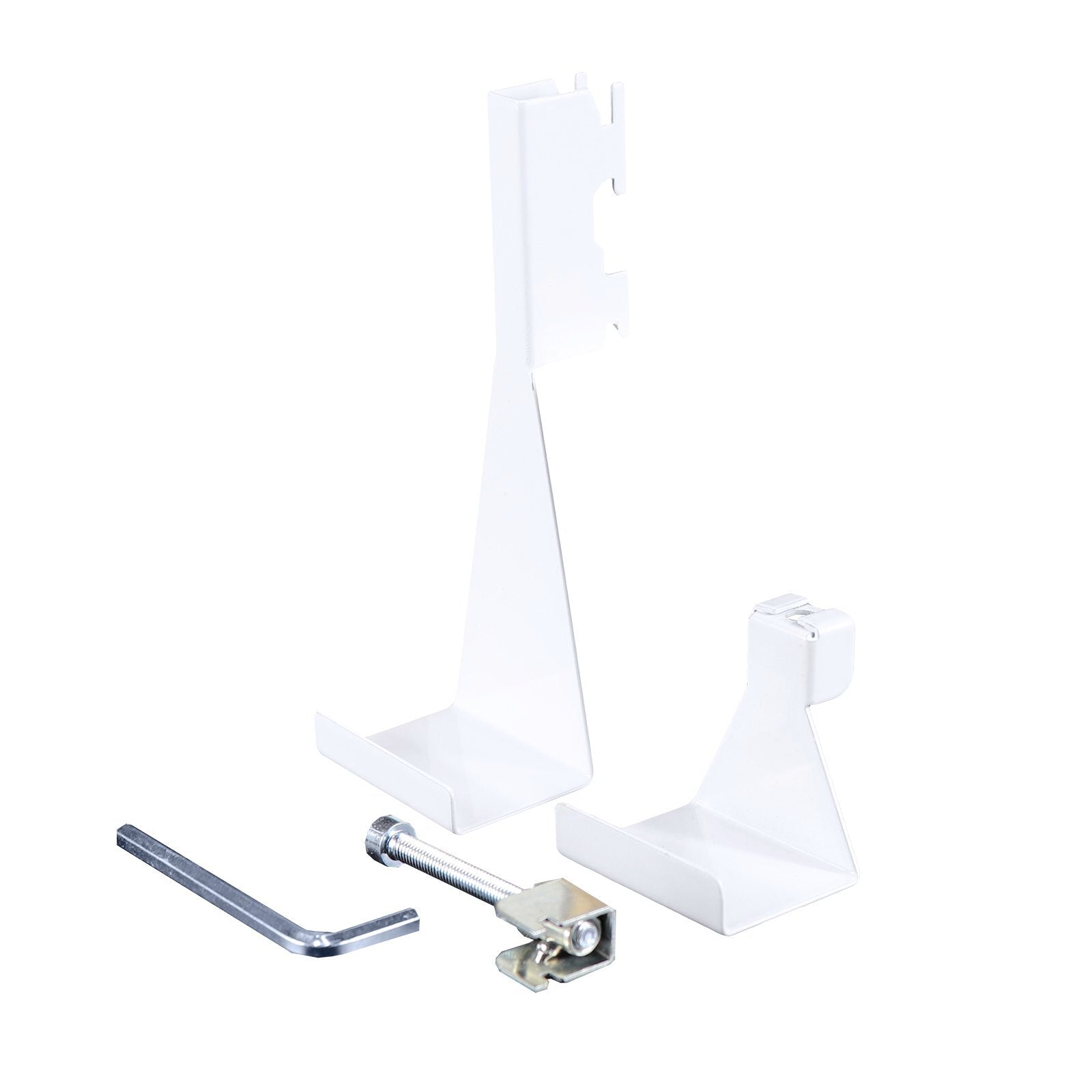 Flexi Storage Home Solutions Over Door Hook White Steel Double Slot
