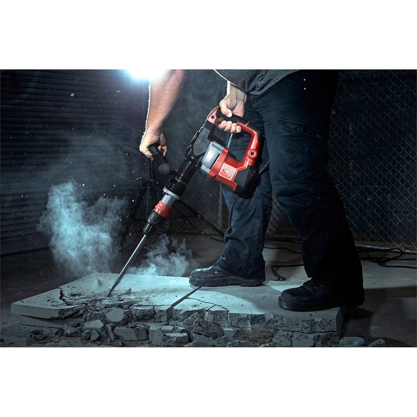 Full Boar 1500W SDS Max Demolition Hammer Kit 32J Anti-Vibration FBT-1100