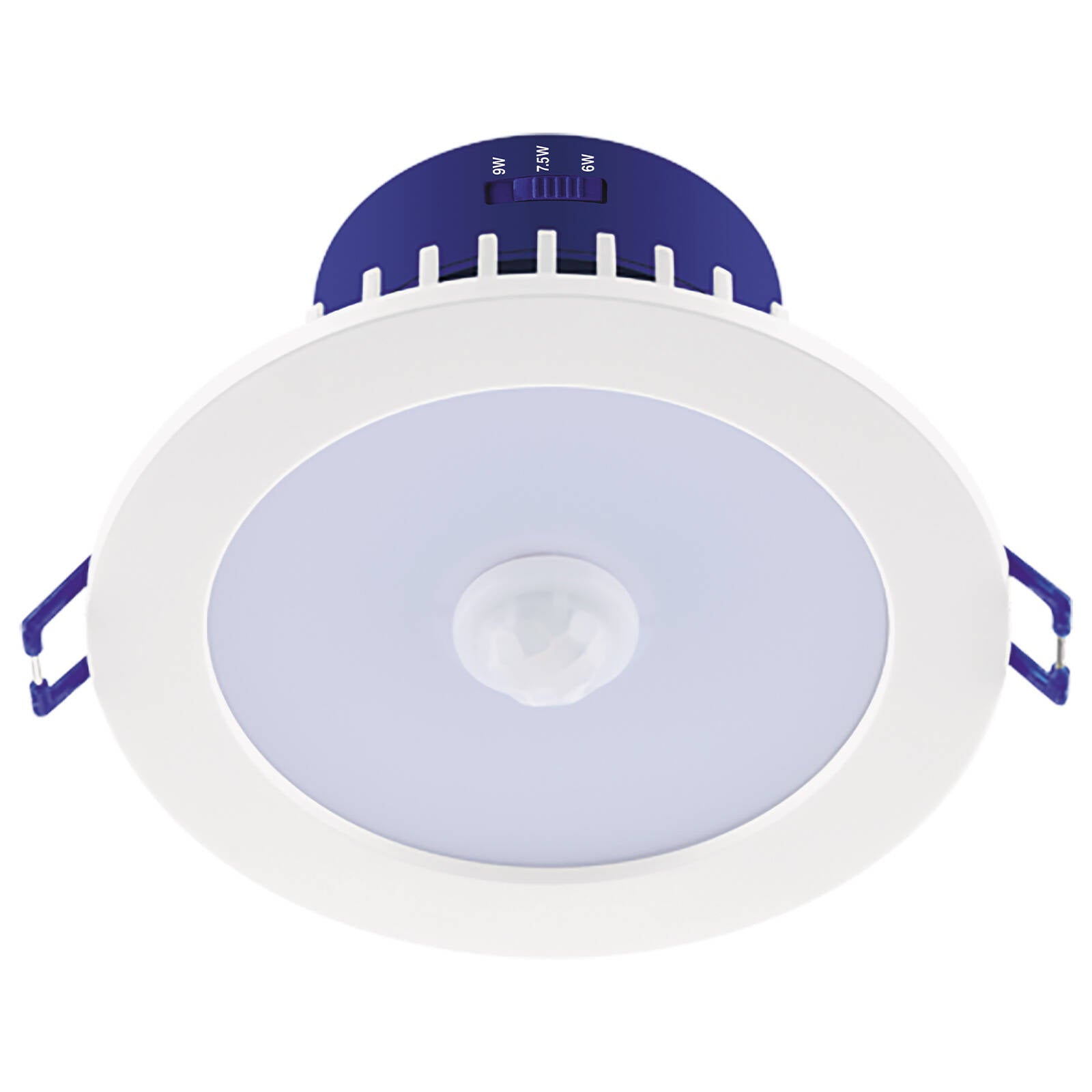 DETA 92mm MultiPower Tri-Colour Non-Dimmable PIR Sensor LED Downlight 240V DET750