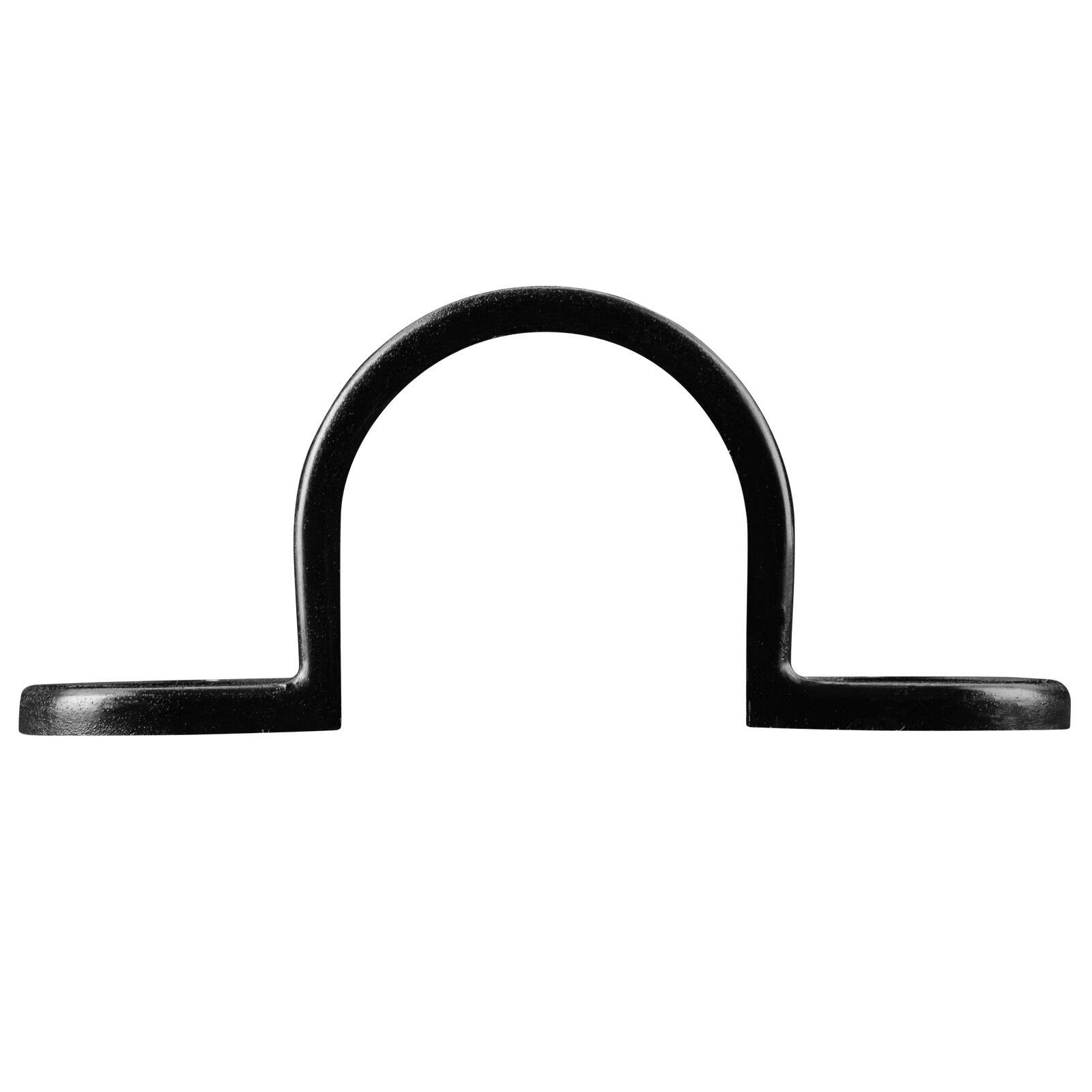 Pope 19mm Saddle Clamp - Black Poly Tube Mount for Timber, 1000kPa