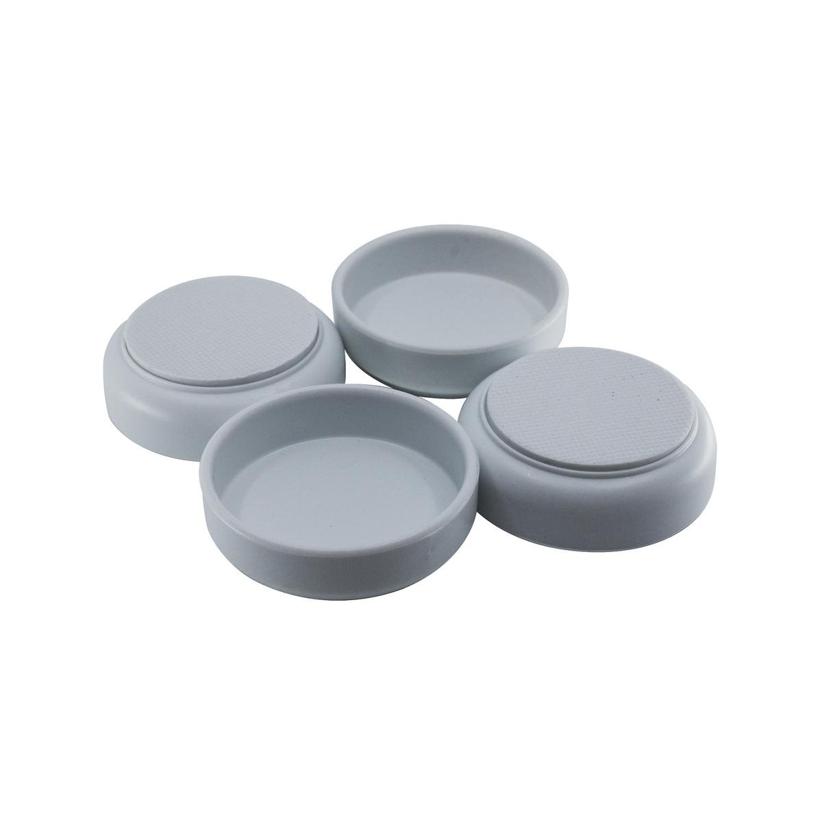 Surface Gard Non Slip Castor Cup - 60mm - White - 4 Pack - Floor Protection - SuperSaverAU - view 1