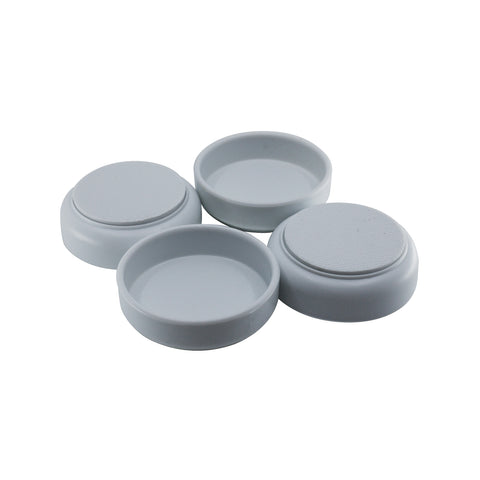 Surface Gard 60mm Non-Slip Castor Cup 4 Pack - White