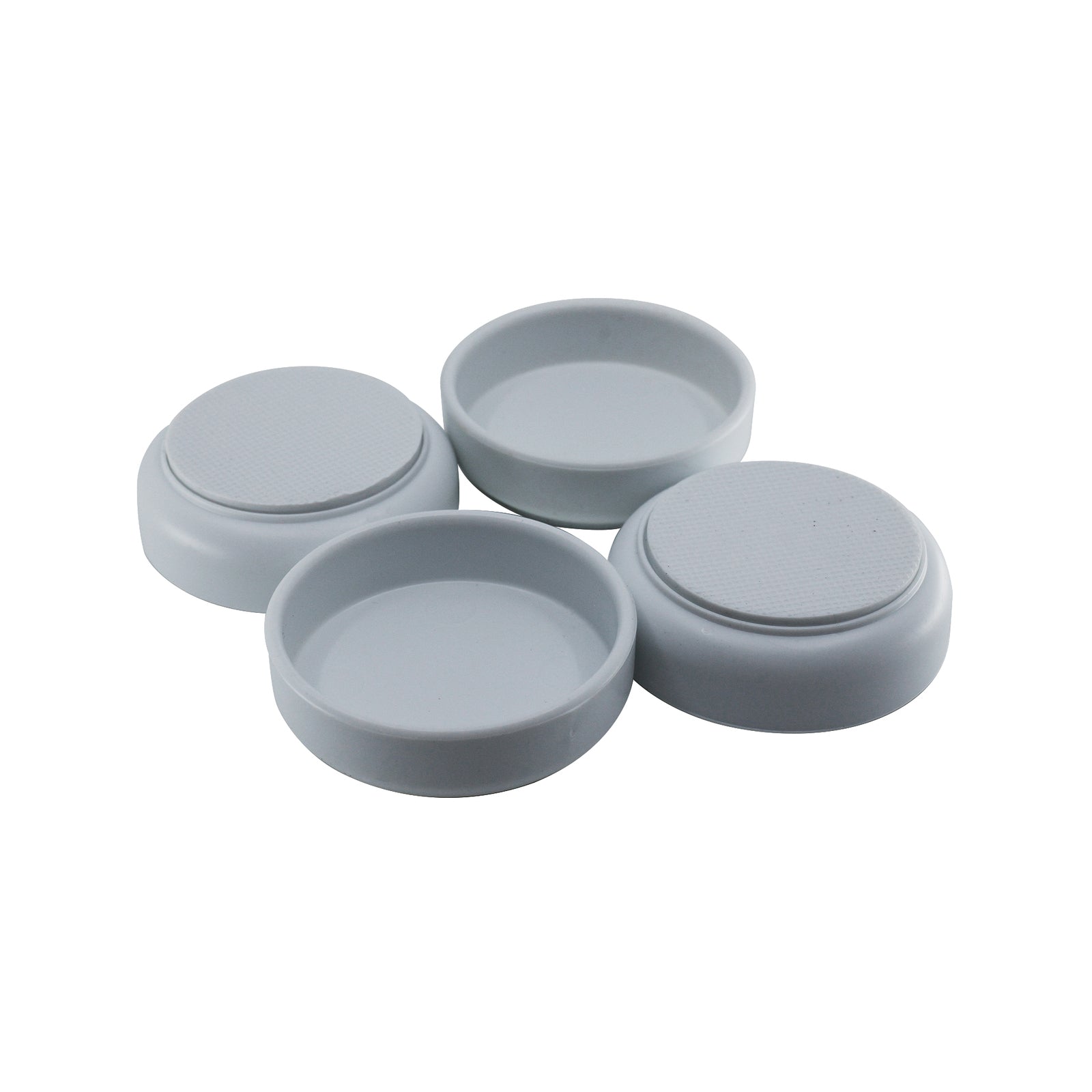 Surface Gard 60mm Non-Slip Castor Cup 4 Pack - White