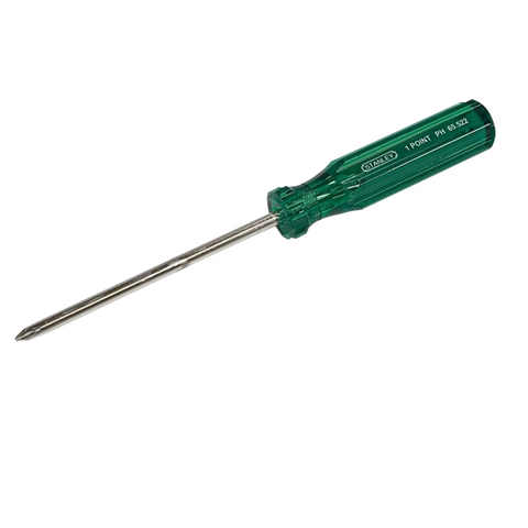 Stanley 100mm No1 Phillips Screwdriver Green