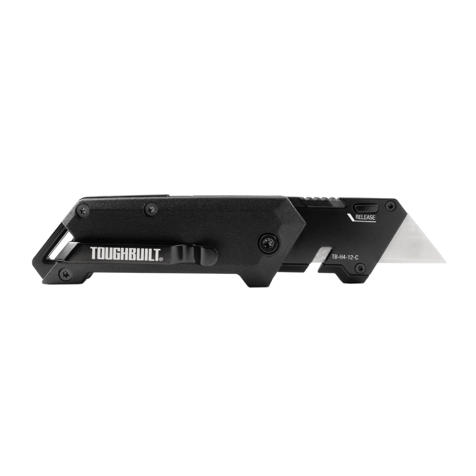 ToughBuilt Sub-Compact Folding Utility Knife with Belt Clip