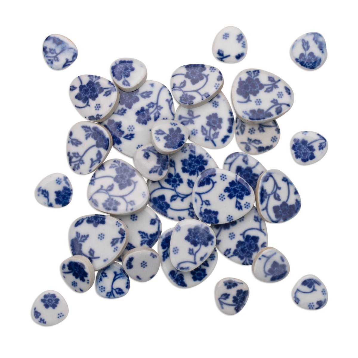 Mandala Art Duchess Ceramic Mosaic Pebbles - Mixed Size Pack - 52mm x 105mm x 67mm - Durable for Indoor/Outdoor Use - SuperSaverAU - view 2