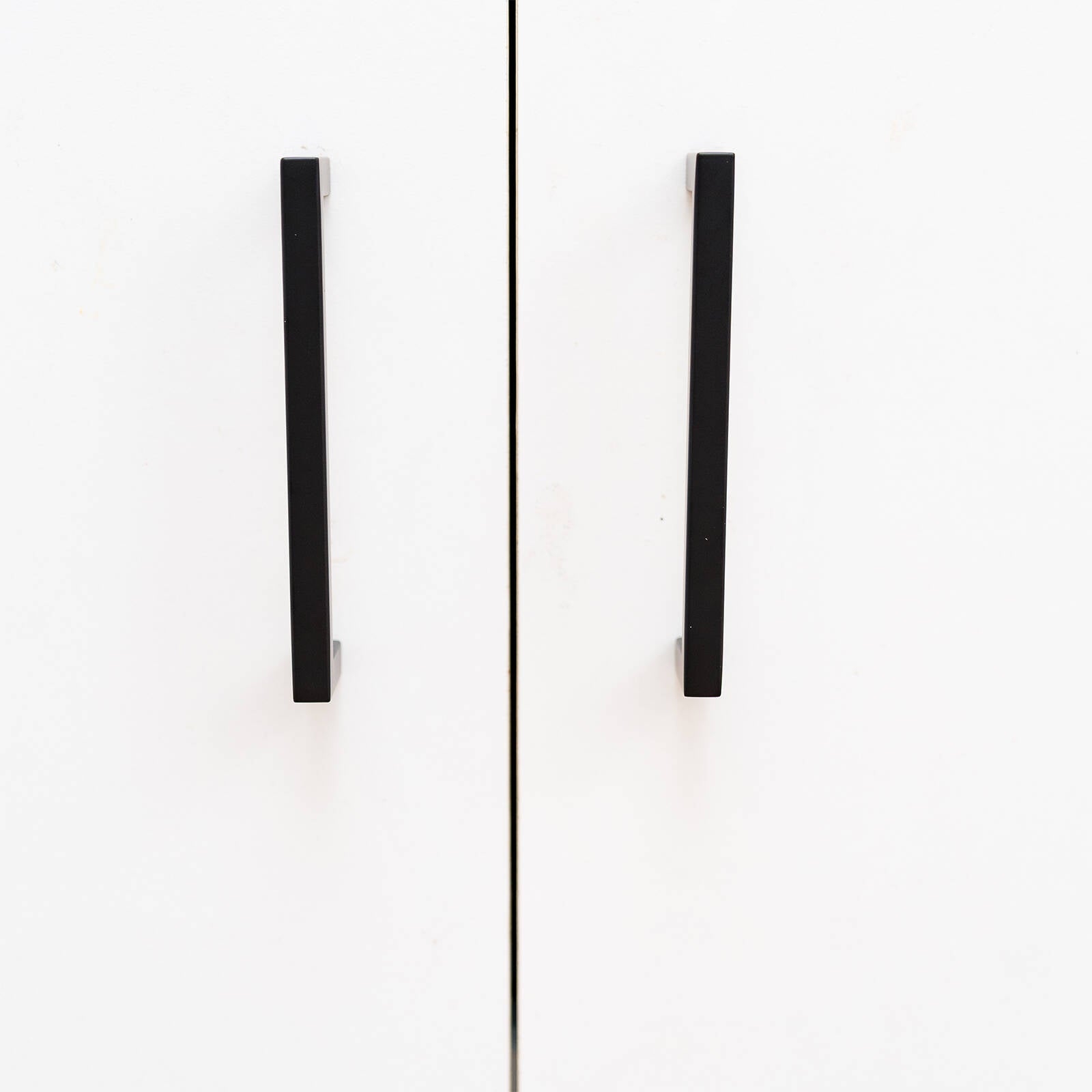 Taskmaster 128mm Matte Black Hollow Square Steel Cabinet Handle