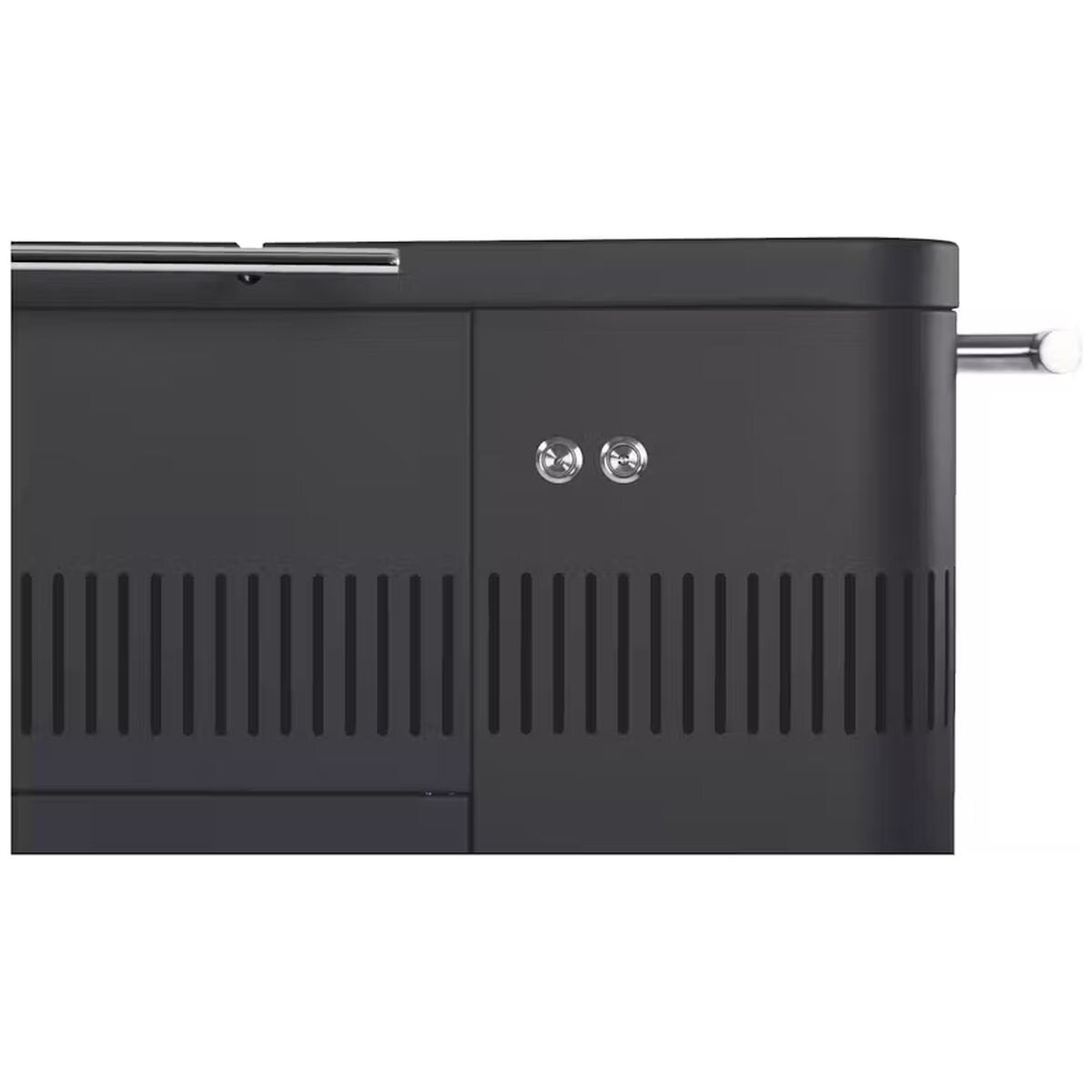 Everdure by Heston Blumenthal Hub Charcoal BBQ with Rotisserie - Black Cabinet, Fast Flame Ignition - HBCE2BB