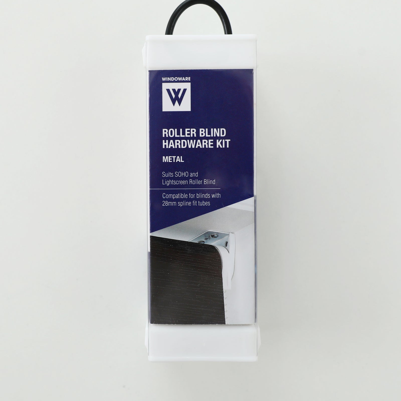 Windoware 28mm Spline Tube Roller Blind Hardware Kit - Satin