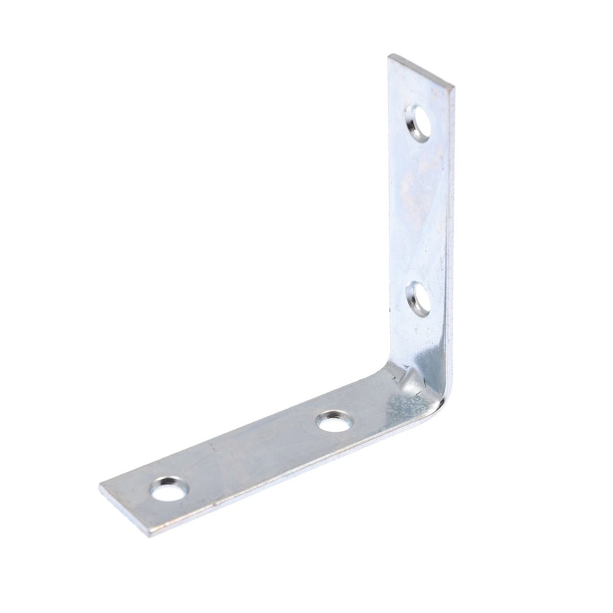 ZENITH 75mm Zinc Plated Steel Angle Bracket 12 Pack