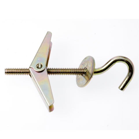 Everhang 25mm Zinc Plated Steel Toggle Cup Hook - 2 Pack