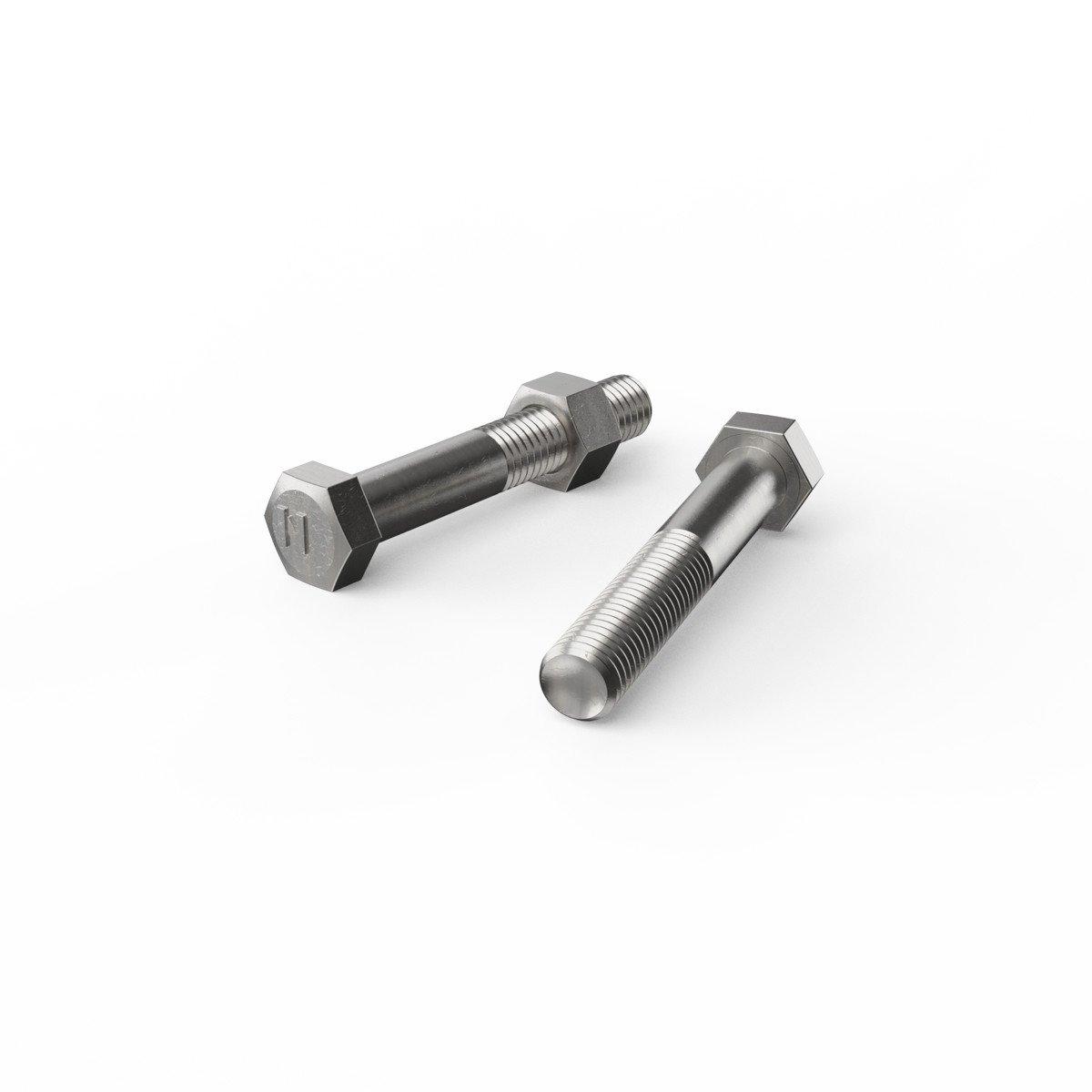 Zenith M12 x 75mm 304 Stainless Steel Hex Head Bolt and Nut