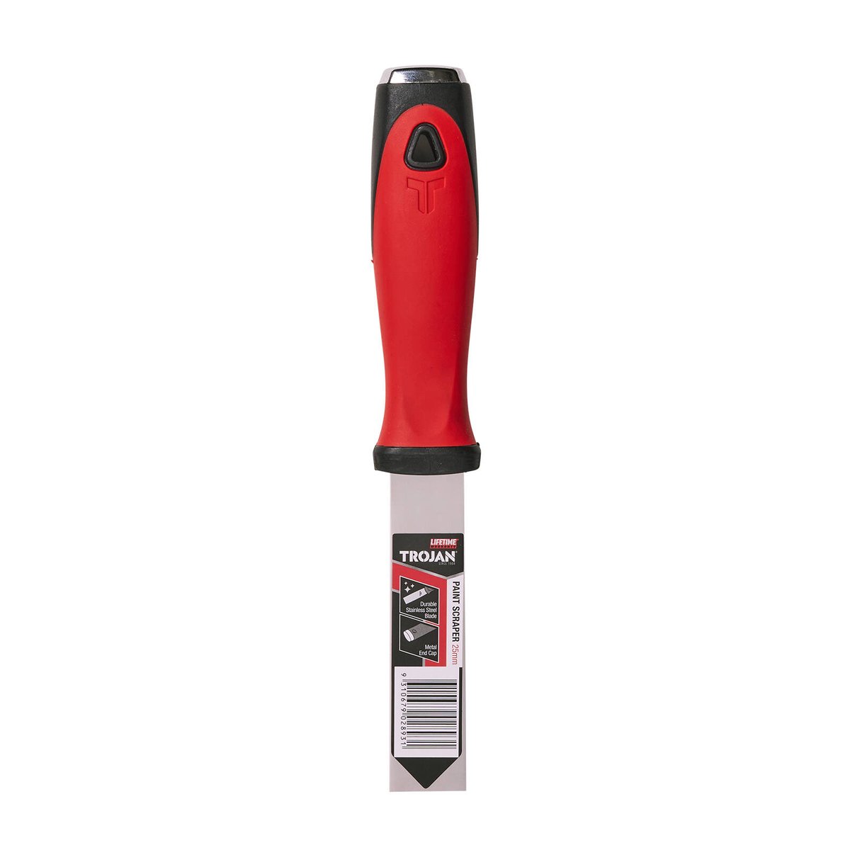 Trojan 25mm Paint Scraper Soft Grip Handle
