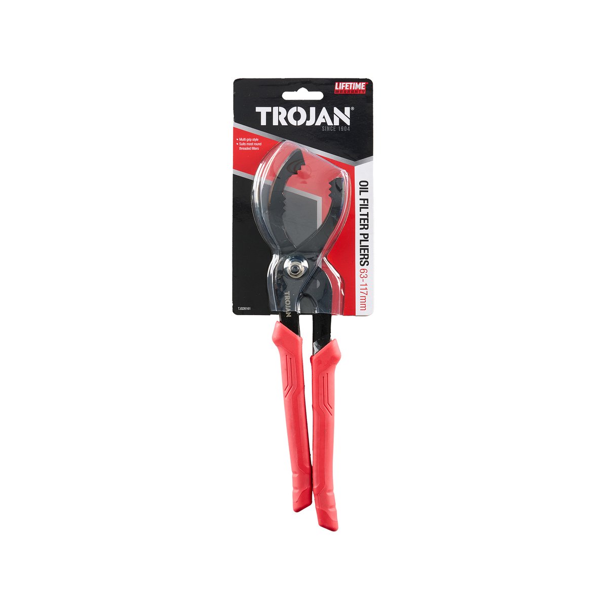 Trojan 63-117mm Oil Filter Pliers, Multi-Grip Adjustable