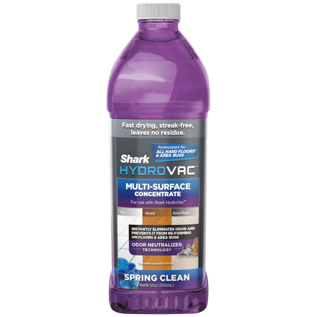 Shark HydroVac cordless 3-in-1 cleaner - vacuums, mops and self-cleans, two-tank system, charcoal - WD210