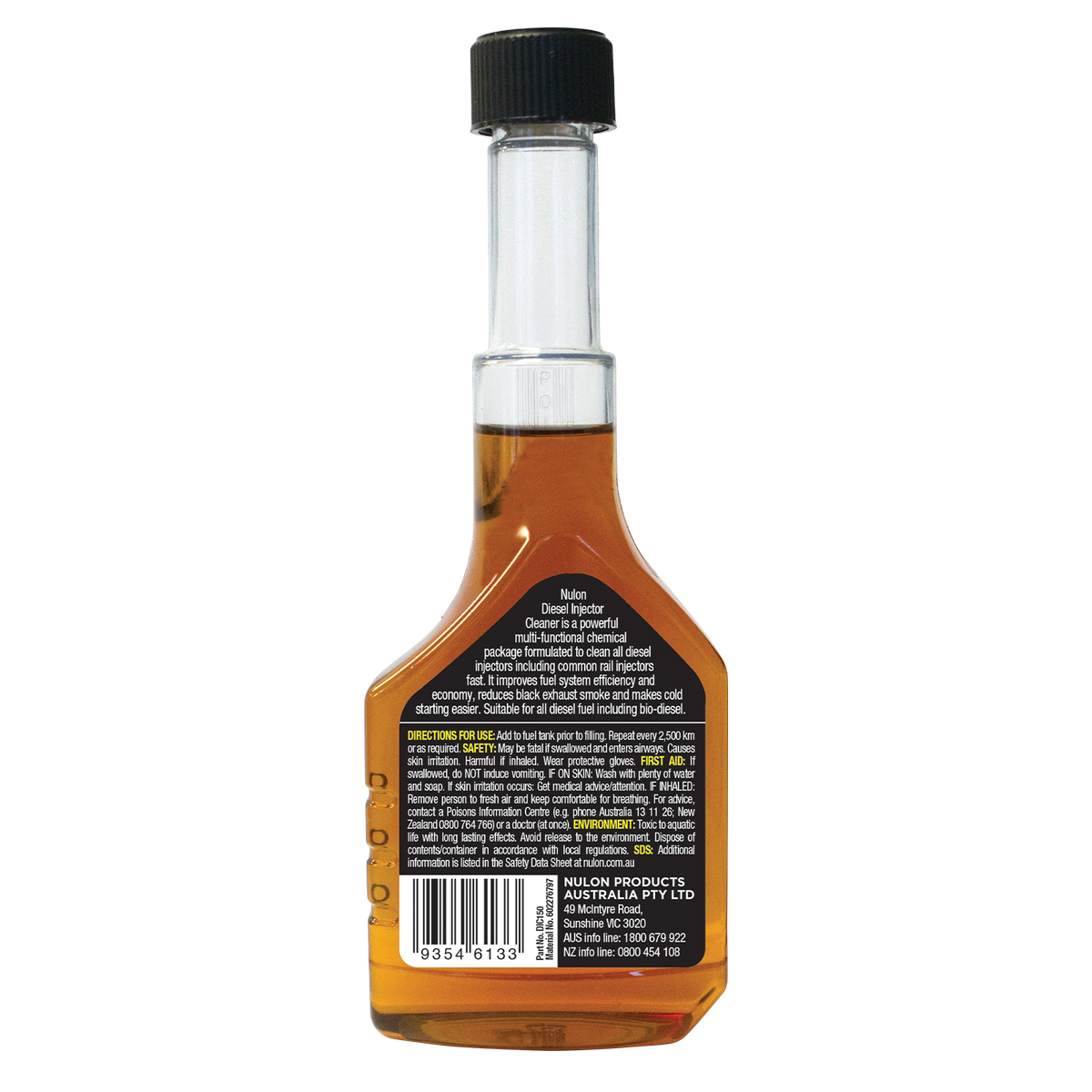 Nulon Diesel Injector Cleaner Fuel Additive 150mL