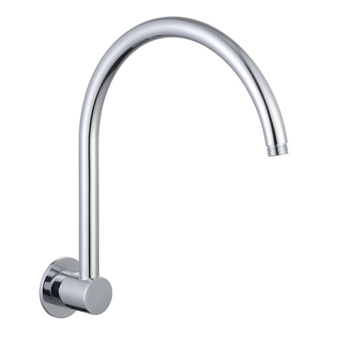 Mondella Resonance 300mm Chrome Gooseneck Shower Arm, Grade 304 Stainless Steel