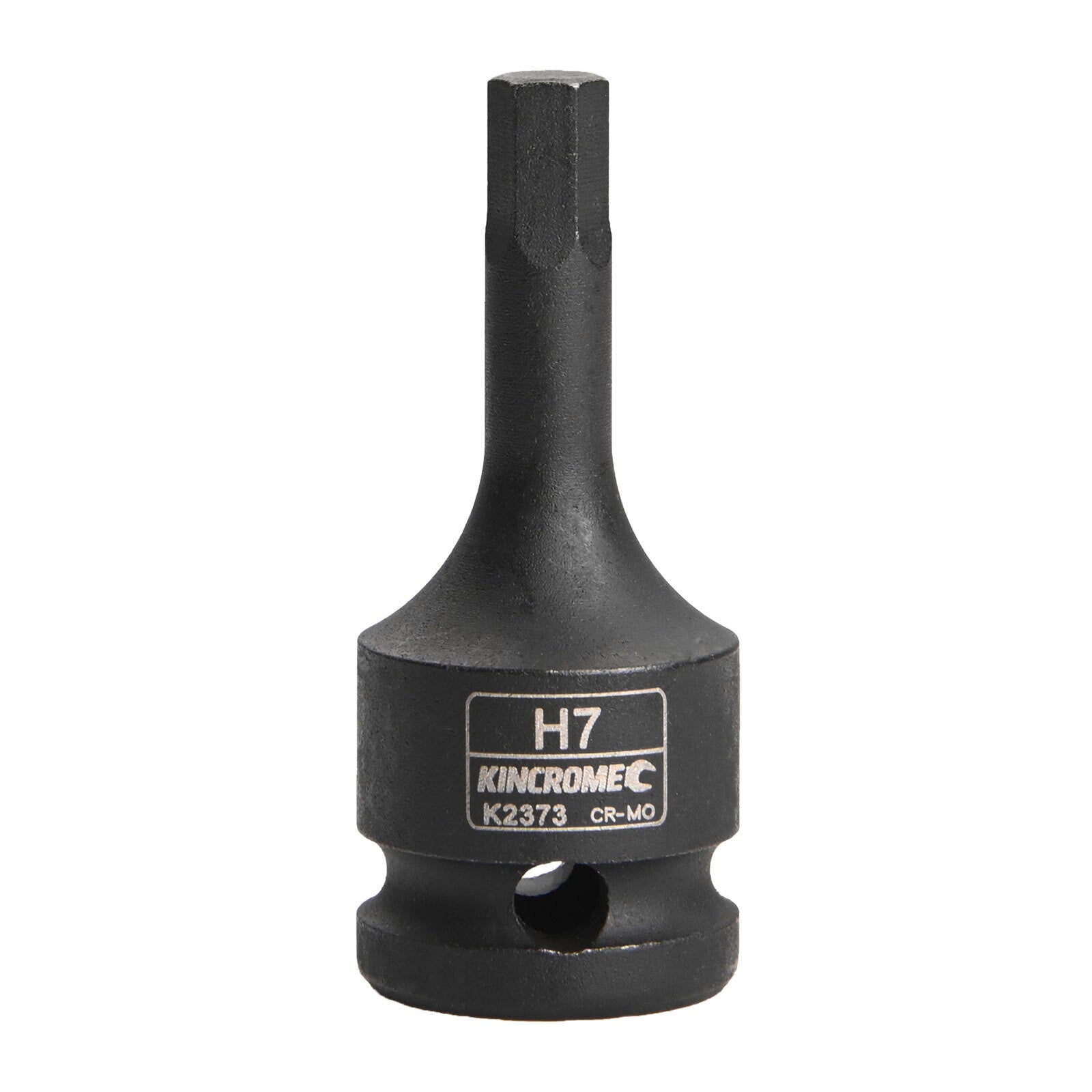 Kincrome 7 x 60mm 1/2" Drive Hex Impact Socket Black