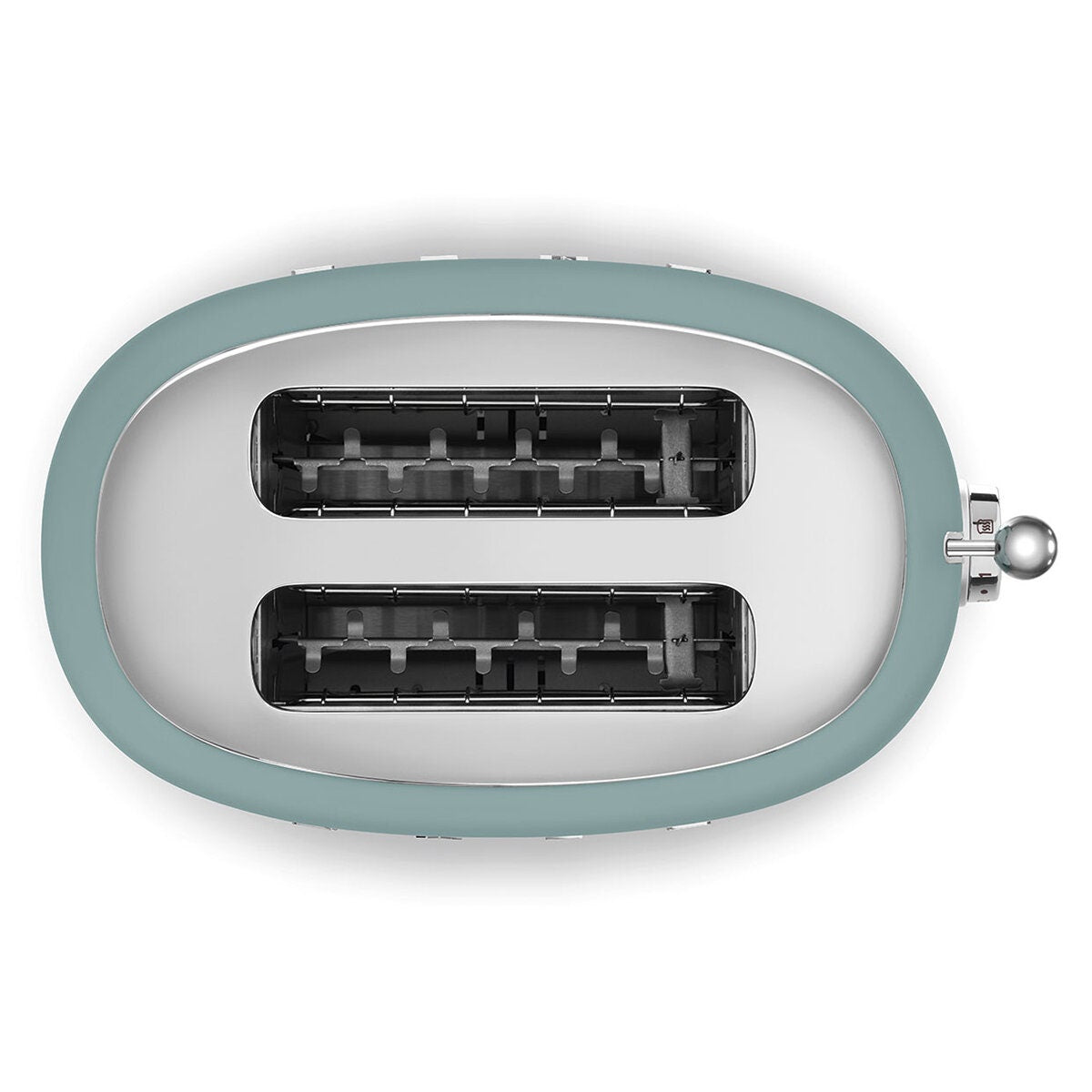 Smeg 50s Retro Style 2 Slice Toaster - Emerald Green, Six Browning Levels, Wide Slots - TSF01EGMAU