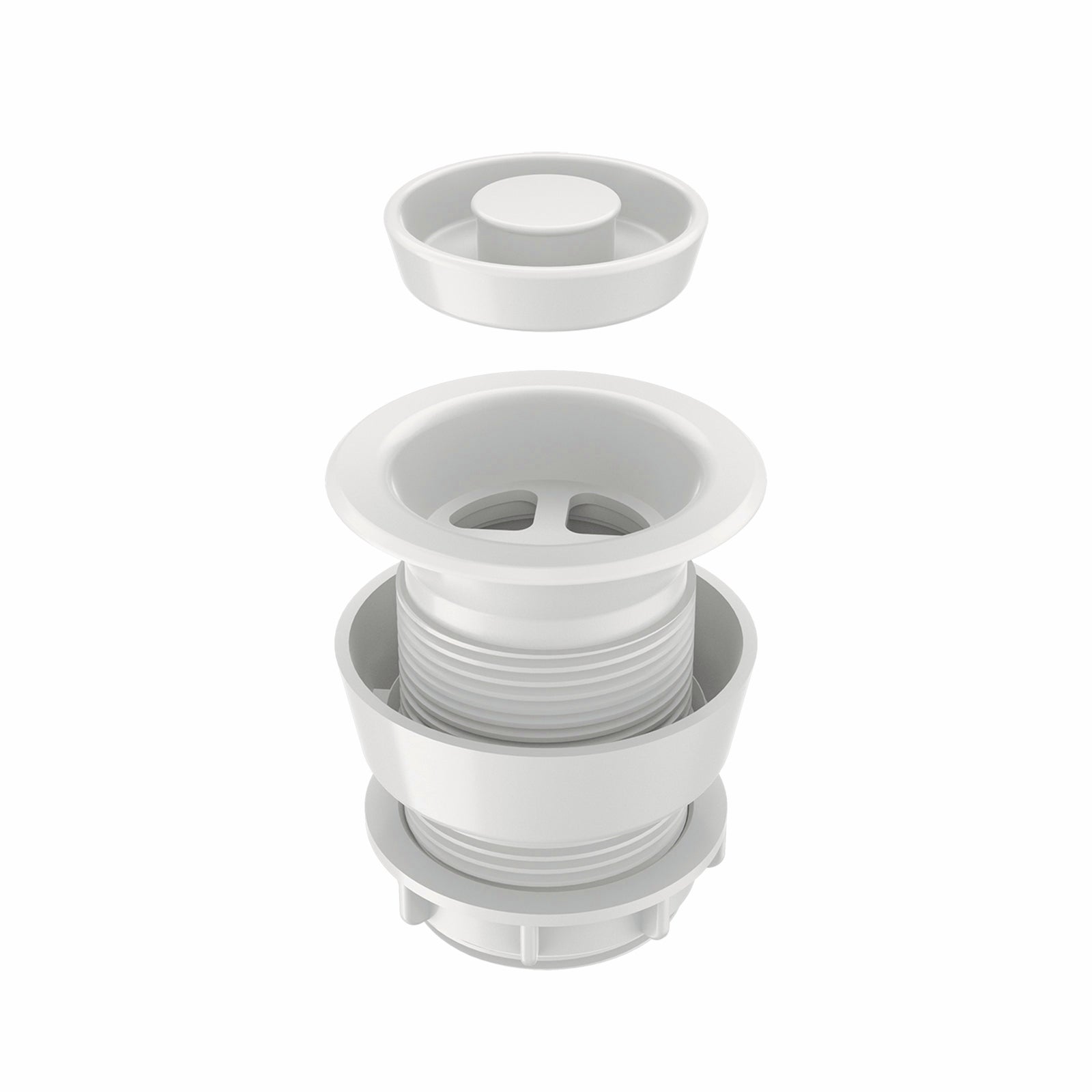 Caroma 40mm White Plug and Waste with Spacer