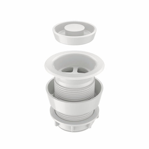 Caroma 40mm White Plug and Waste with Spacer