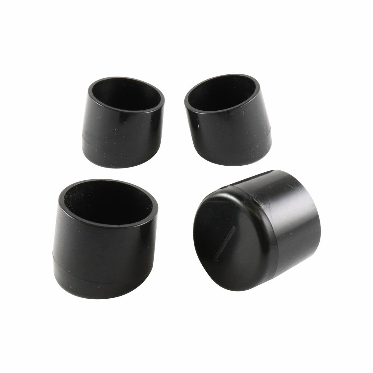 Surface Gard 25mm Black Angled Plastic External Chair Tip 4 Pack - SuperSaverAU - view 1