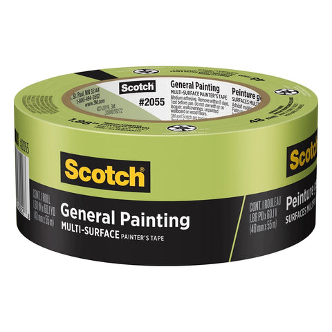 Scotch 48mm x 55m General Painting Masking Tape Green