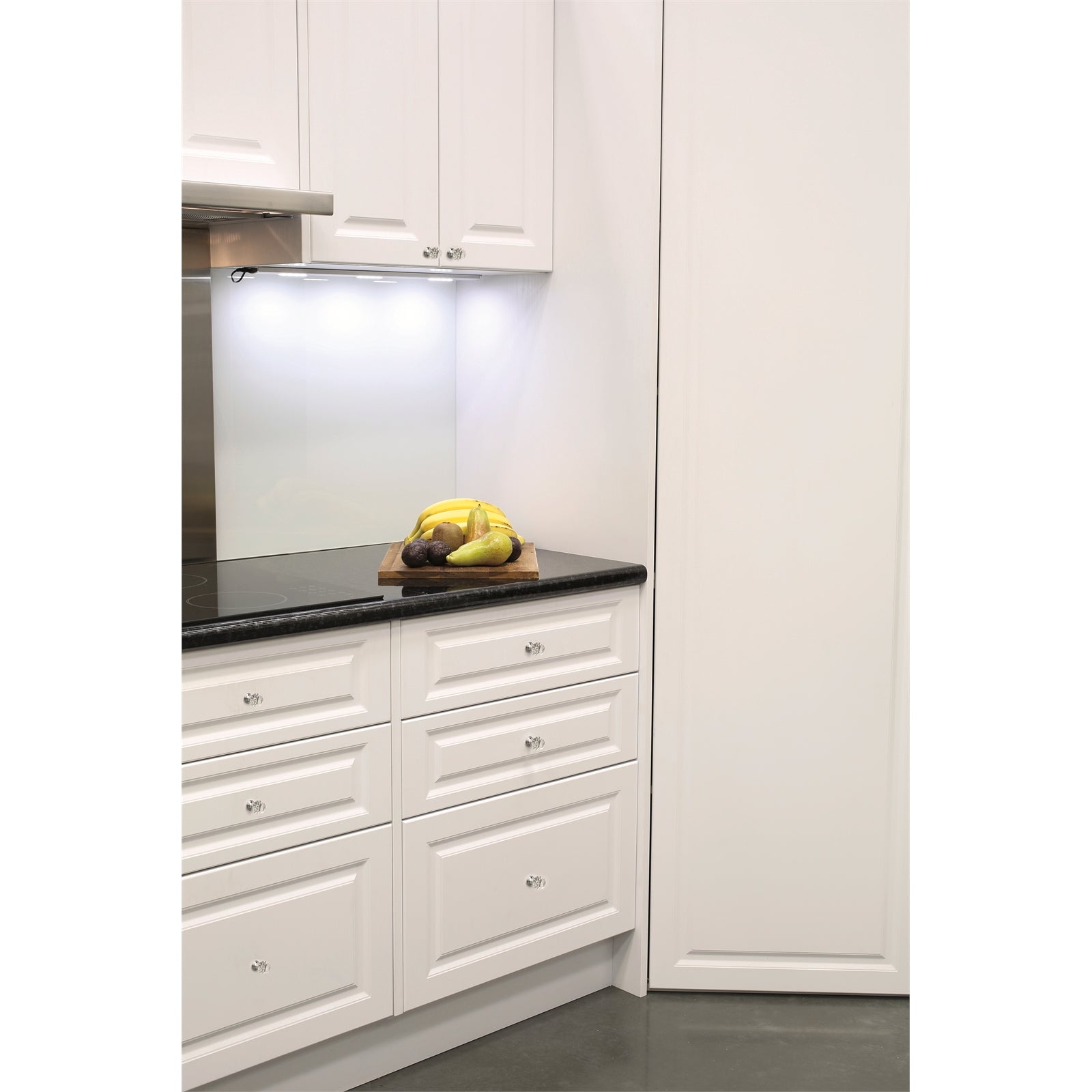 Prestige 25mm Chrome Plated Glass Cabinet Knob