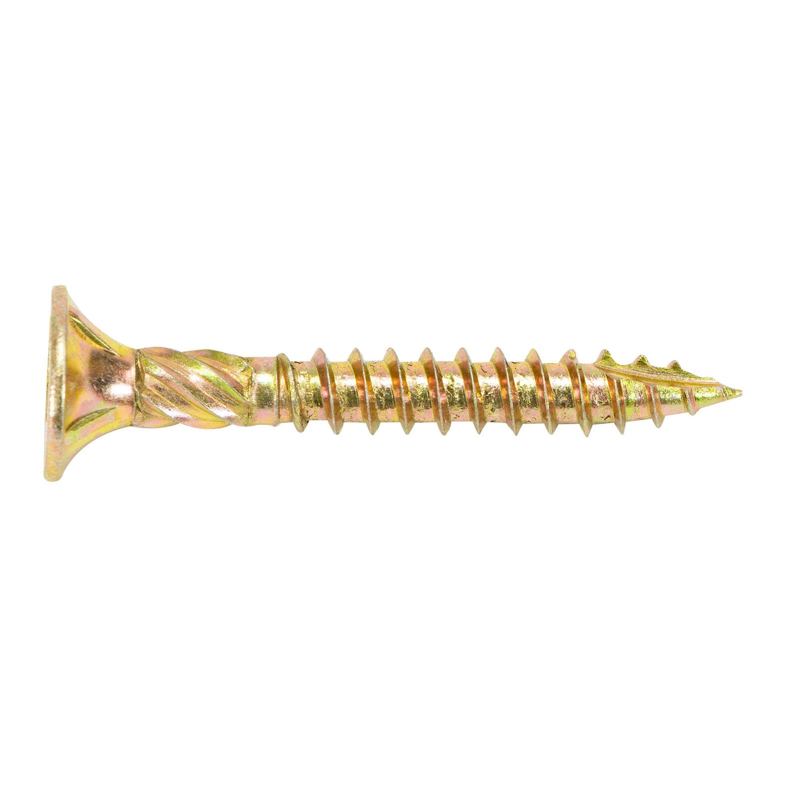 Titan 14g x 50mm Zinc Gold Bugle Head Timber Batten Screw - 25 Pack