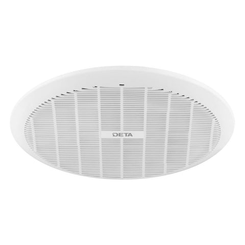 DETA 250mm White Ball Bearing Ceiling Exhaust Fan - 430m3/hr, 38W, DEX250
