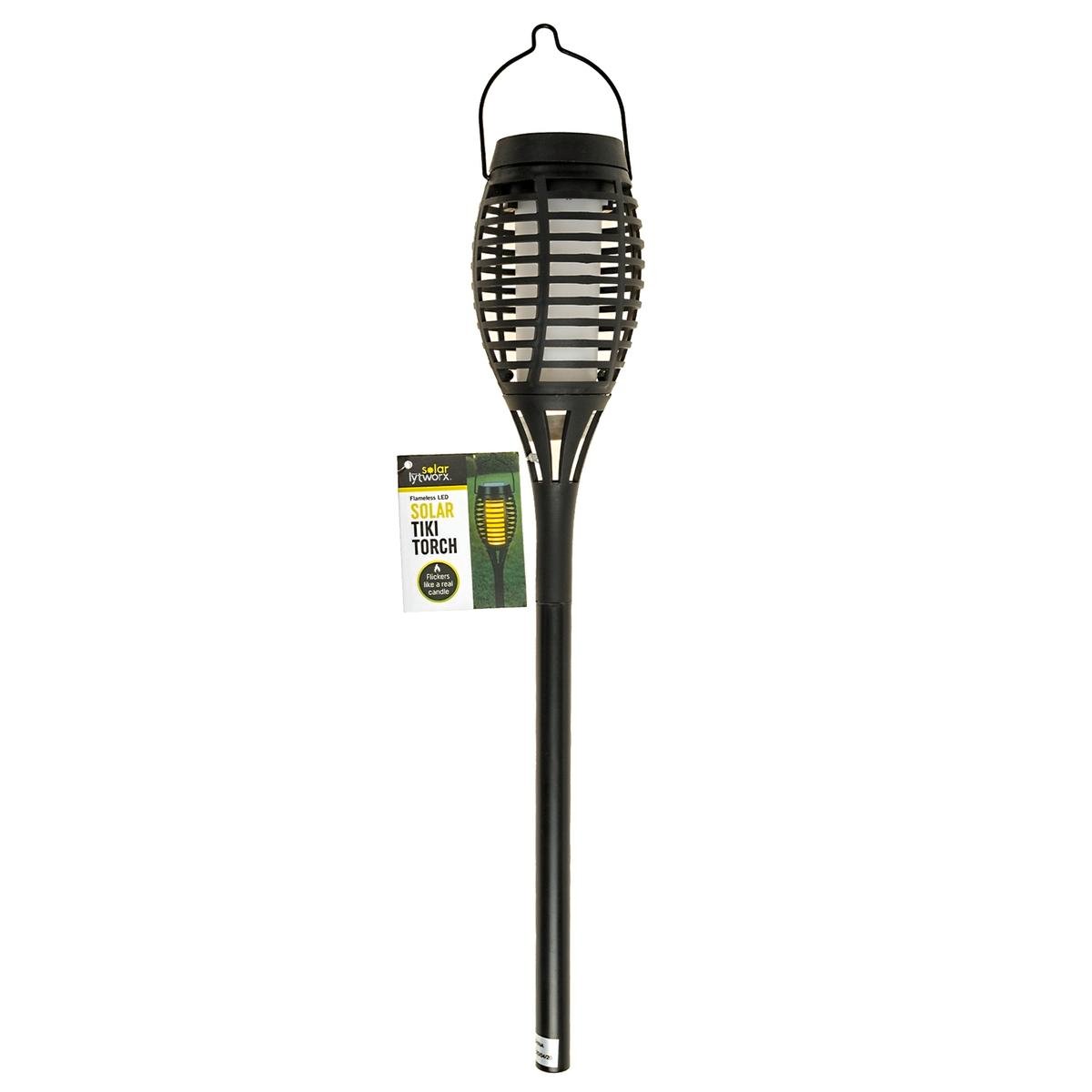 Lytworx Solar Tiki Torch - 40cm - Weather Resistant - Flickering Flame - SuperSaverAU - view 1