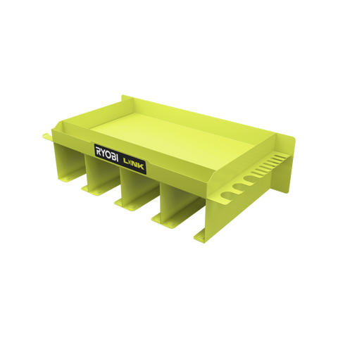 Ryobi Link Tool Organiser Shelf - Steel - 320mm x 160mm x 545mm - 22.7kg Capacity - SuperSaverAU - view 1