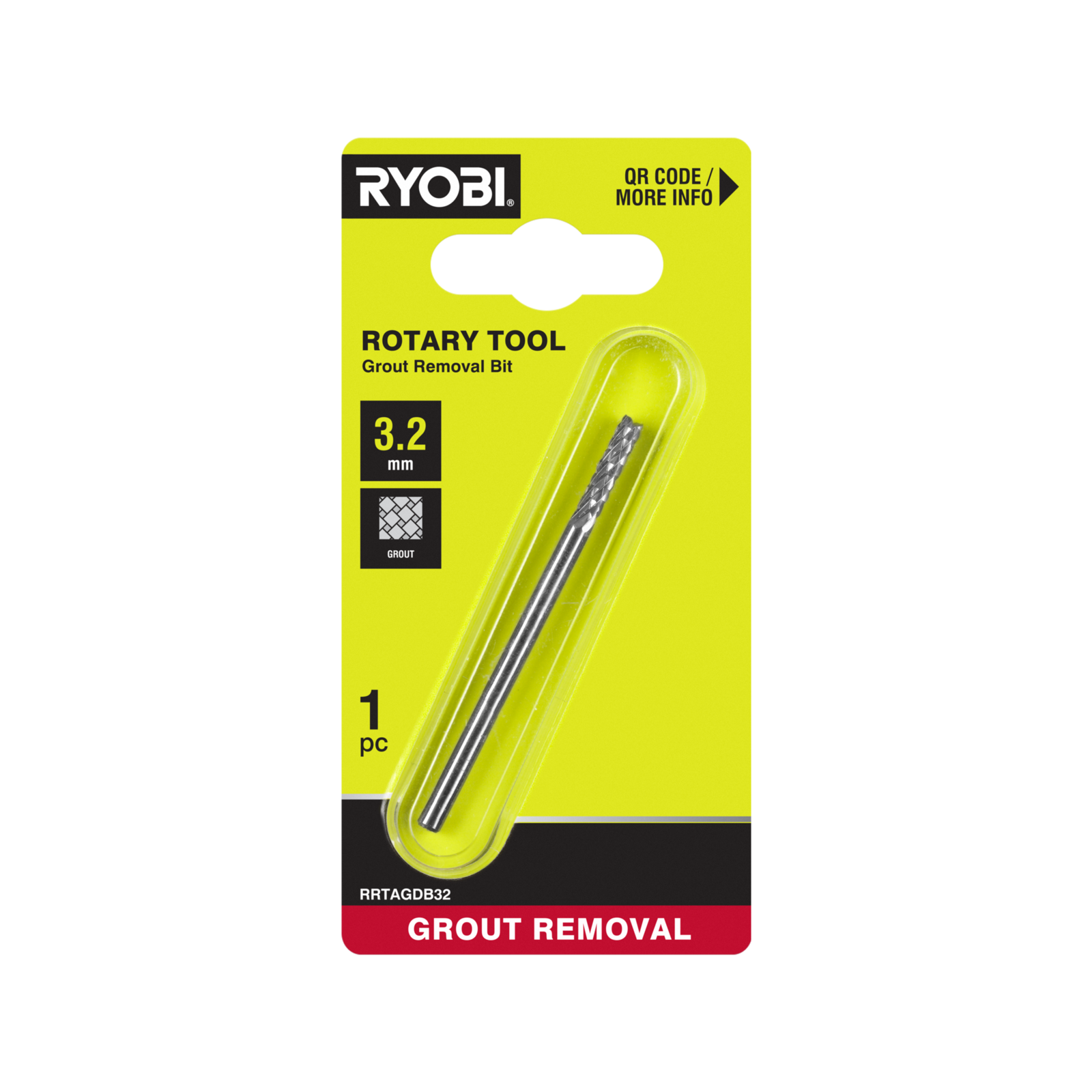 Ryobi 3.2mm Rotary Tool Grout Removal Bit