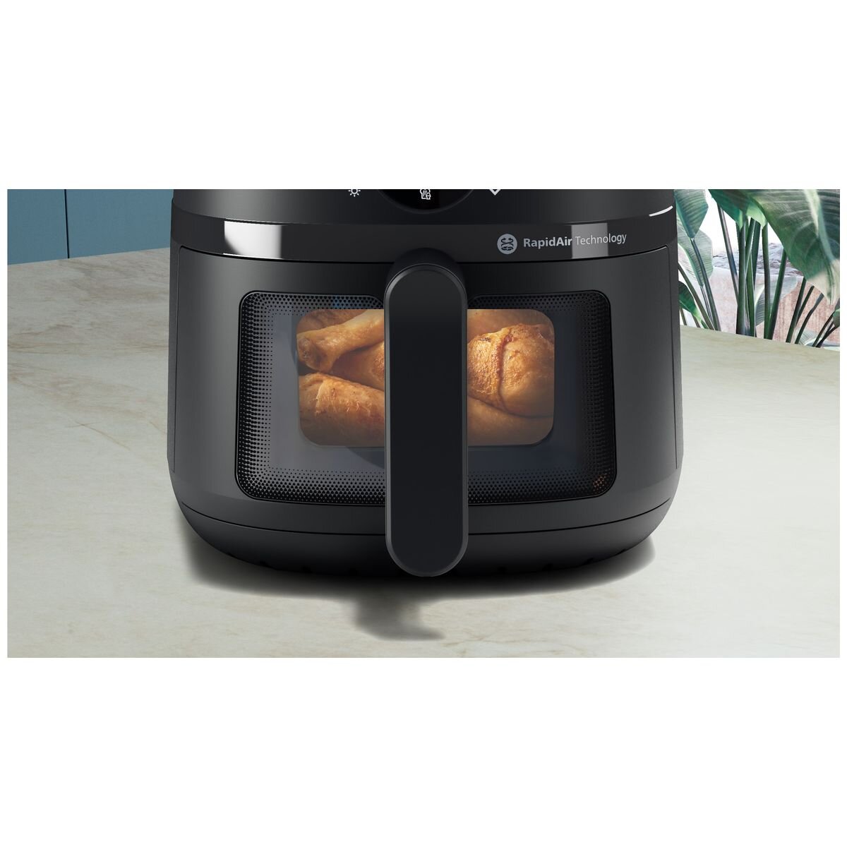 Philips 2000 Series 4.2L Airfryer L - RapidAir Technology, Cooking Window, Black - NA220-00