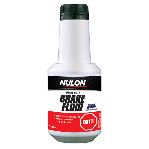 Nulon Dot 3 Heavy Duty Brake Fluid - 500ml - High Performance, 260°C Boiling Point - SuperSaverAU - view 1
