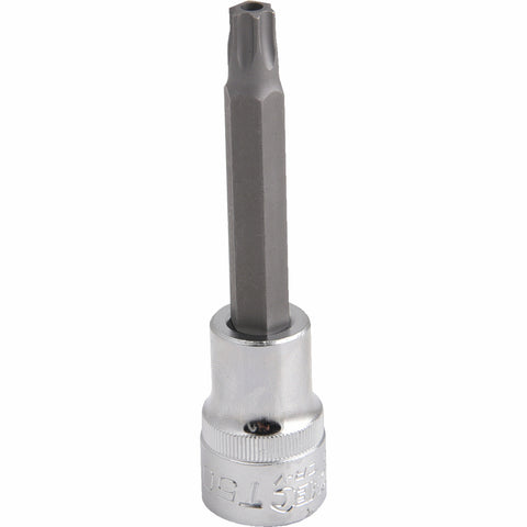 Kincrome T50 Tamperproof Torx Bit Socket 1/2" Drive 100mm Chrome Vanadium