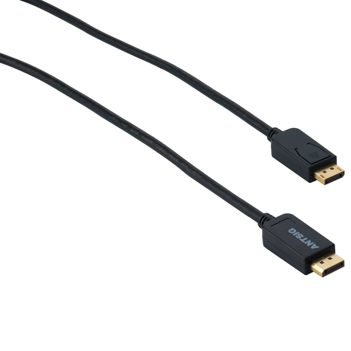 Antsig 2m Displayport Male to Male Cable - 8K Video Resolution - Secure Connection - SuperSaverAU - view 2
