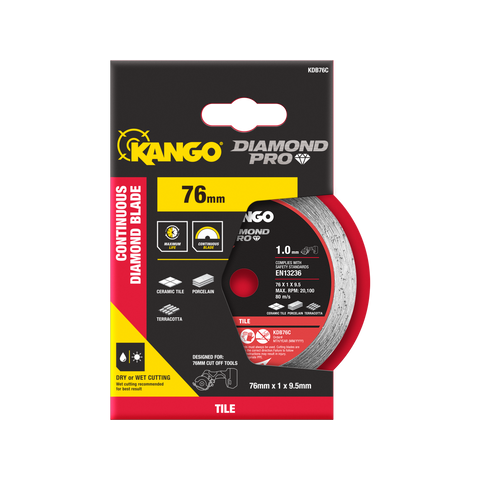 Kango 76mm Continuous Rim Diamond Blade KDB76C