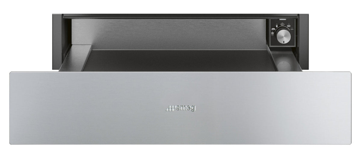 Smeg Classic 60cm warming drawer - stainless steel, up to 80°C, variable temperature - CPRA315X